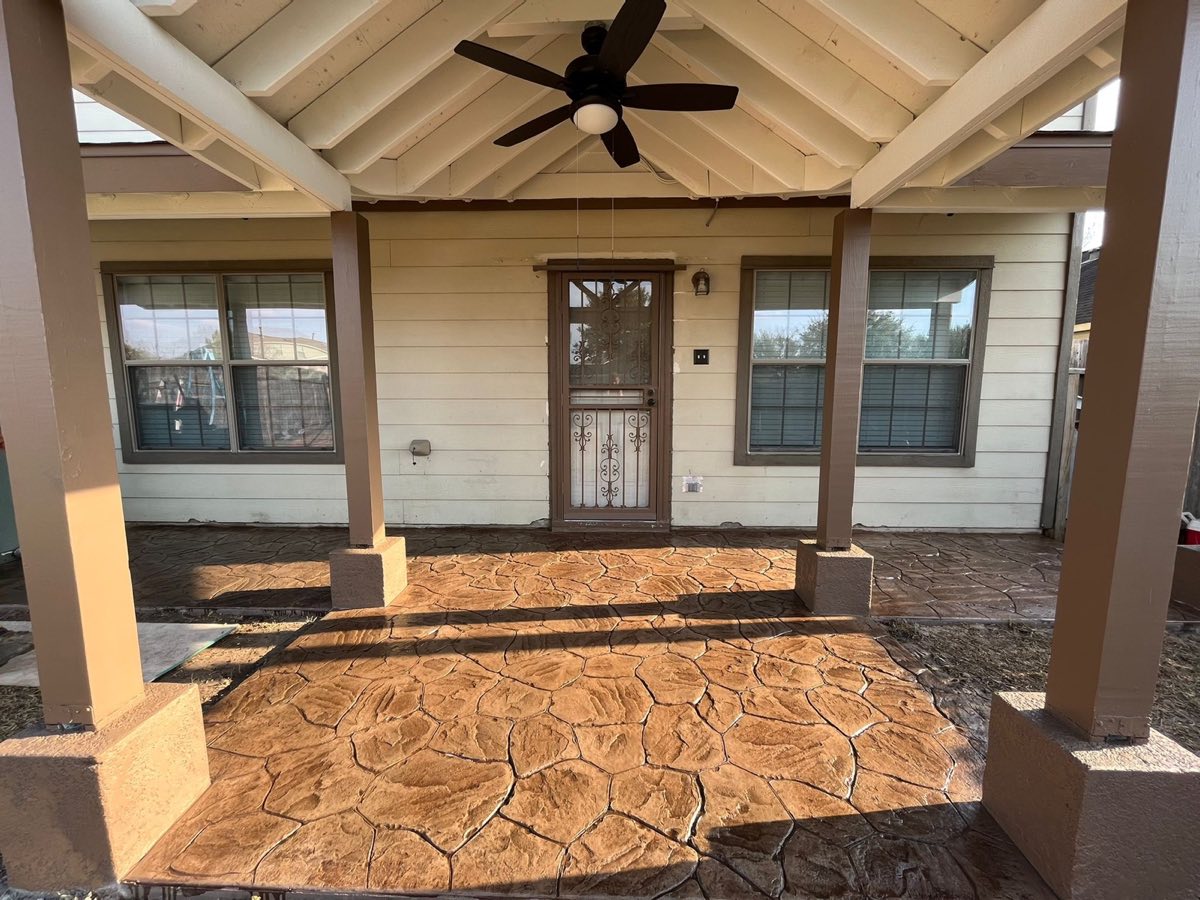 Stamped concrete